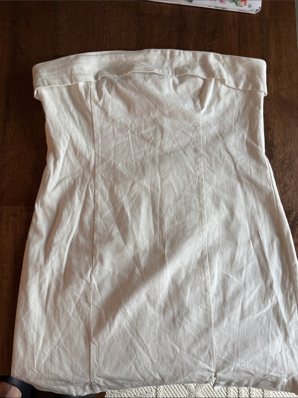 bp. Cream Strapless Mini Dress